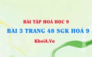 Bài 3 trang 48 SGK Hoá 9: Tính chất vật lí của kim loại